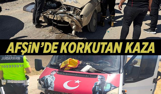 Afşin’de Korkutan Kaza: 3 Kişi Yaralandı