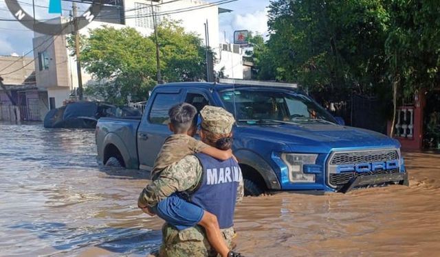 Meksika’da gözyaşları sellerle karıştı