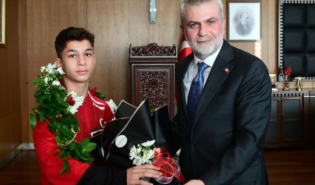 Başkan Görgel Balkan Şampiyonlarını Ağırladı!