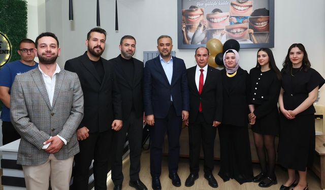 Özel ATS dent diş kliniği görkemli bir törenle açıldı