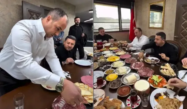 Belediye Başkanı'nın kahvaltı sofrası ortalığı karıştırdı