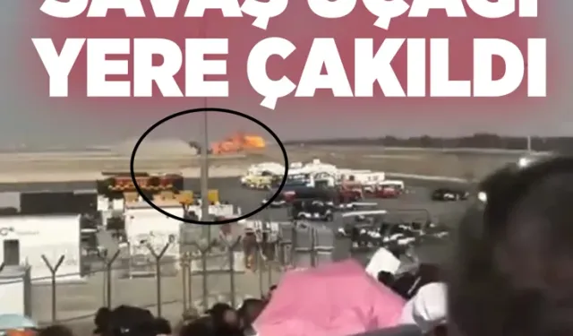 Hindistan'a ait savaş uçağı Dubai Airshow gösterisi sırasında düştü