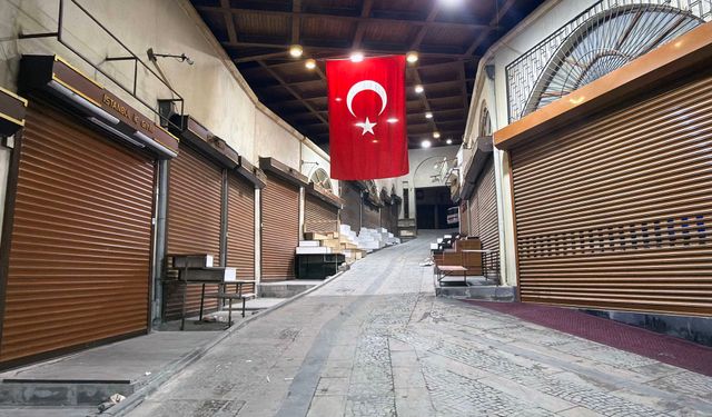 Tarihi kapalı çarşı’nın aydınlatması yenileniyor