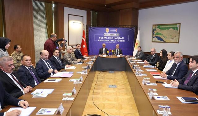 Kahramanmaraş'ta aileleri korumak için seferberlik: Sosyal risk haritası imzalandı