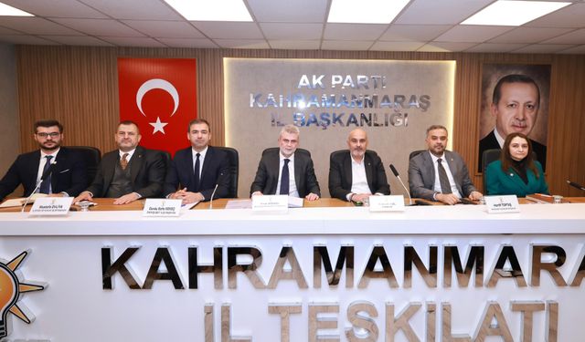 Onikişubat’ın geleceğini şekillendiren yatırımlar değerlendirildi