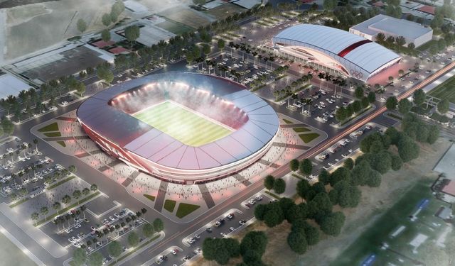 Kahramanmaraş Stadyumu’nda Temelden Tribüne Hızlı Yükseliş