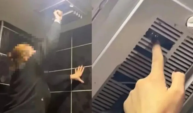 Kadınlar tuvaletinde gizli kamera şoku! Çalışanlar fark etti