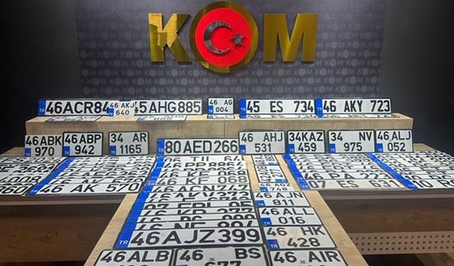 Kahramanmaraş'ta sahte plaka ve kaçak sigara operasyonu: 4 kişi yakalandı