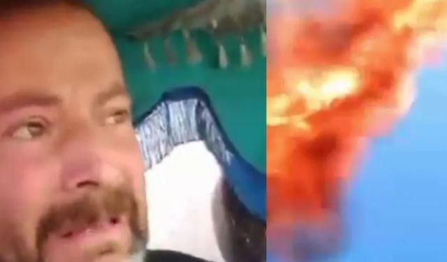 Afşin’de Belediyenin önünde kendini Yakan 5 çocuk babası ağır yaralı