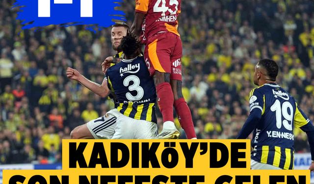 Kadıköy’de son nefeste gelen puan paylaşımı