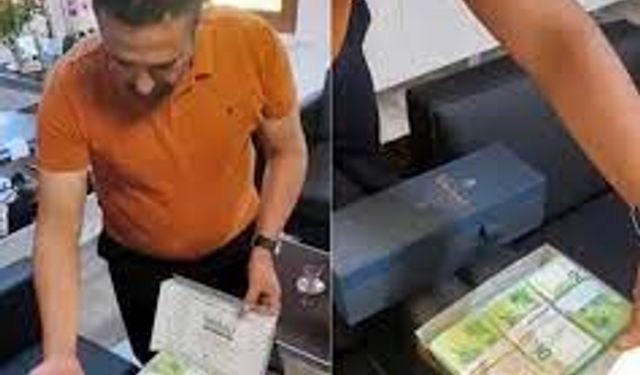 Baklava kutusunda 110 bin euro ile yakalanan başkan yardımcısı hakim karşısında!