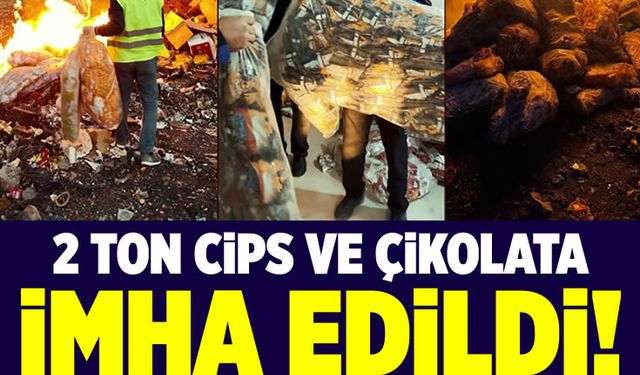 Çocuklar hedefteydi: Hatay’da tarihi geçmiş 2 ton abur cubur imha edildi