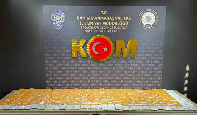 Kahramanmaraş’ta kaçakçılık operasyonları: 4 gözaltı