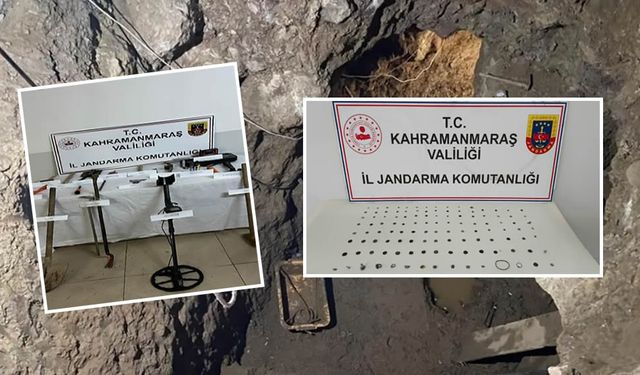 Kahramanmaraş'ta define avcılarına şafak operasyonu: 11 şüpheli yakalandı
