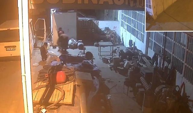 Kahramanmaraş’ta sanayi sitesine gece baskını! 350 bin liralık hırsızlık!