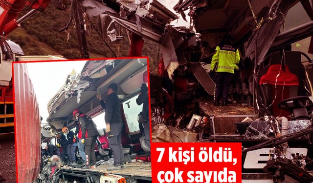 Osmaniye’de yolcu otobüsü tıra çarptı: 7 ölü, çok sayıda yaralı