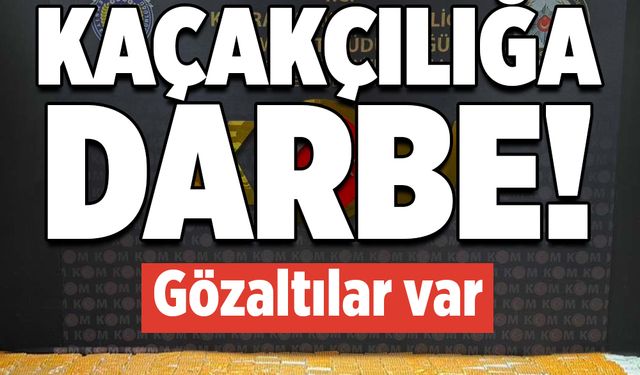 Kahramanmaraş’ta kaçakçılık operasyonları: 4 gözaltı