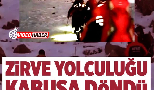 Zirve yolculuğu kabusa döndü: Hasan Dağı’nda 2 öğrenci mahsur