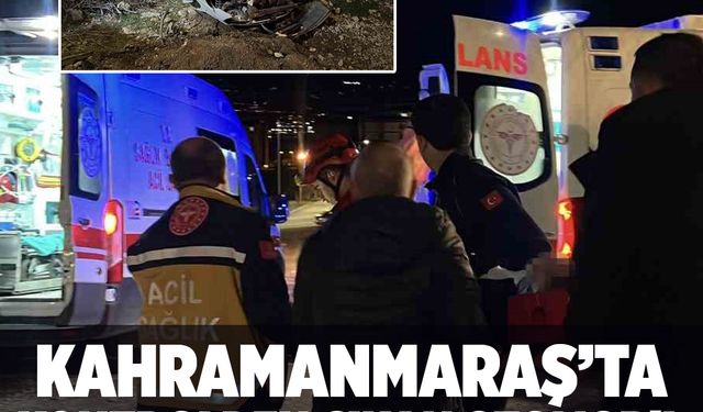 Kahramanmaraş’ta trafik kazası: 3 yaralı