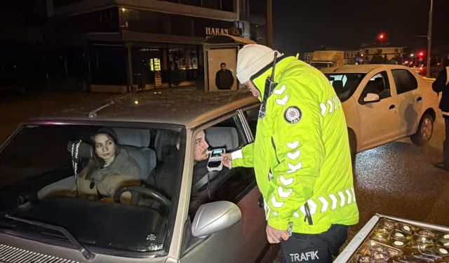 Yeni Yıl gecesi Düzce’de fark yaratan polis denetimi