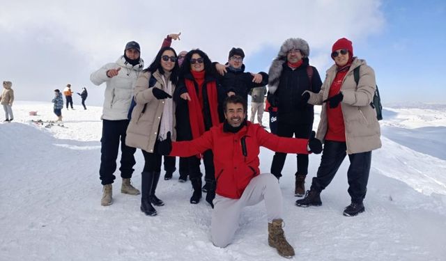 Yedikuyular kayak merkezi’nde sezon resmen açıldı