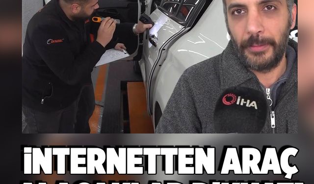 İnternetten aldığı aracını ekspertize soktu, şoka uğradı!