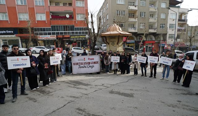 Gençler kurtuluşun izinde: Tarih yerinde anlatıldı