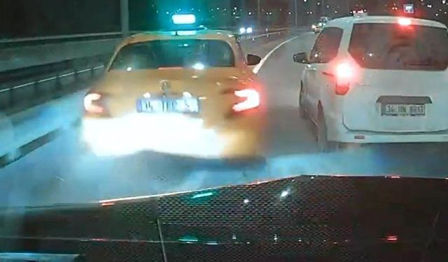 Otoyolda inatlaşma zincirleme kazaya dönüştü!