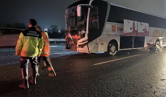 Görüş sıfıra düştü, otoyol savaş alanına döndü