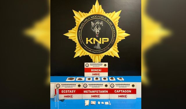Kahramanmaraş’ta uyuşturucu operasyonu: 3 tutuklama
