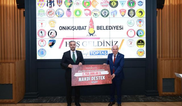 Amatör Spor Kulüplerine altın değerinde destek paketi