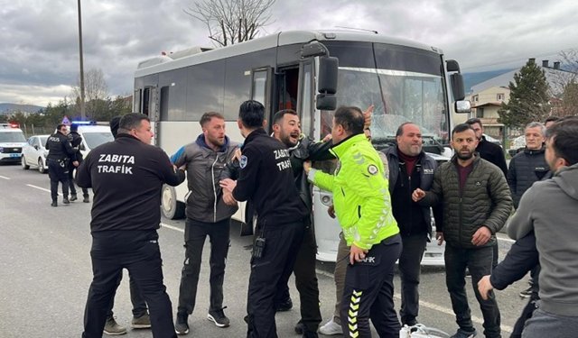 Bolu’da kaza sonrası arbede çıktı! 7 yaralı, 2 gözaltı