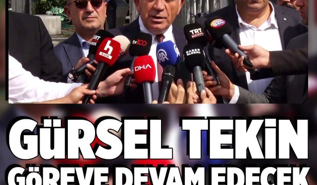 CHP İstanbul İl Kongresi davasında ara karar! Gürsel Tekin göreve devam edecek