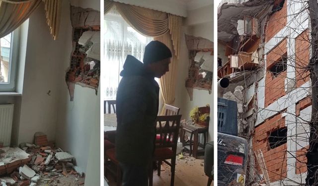 İstanbul'da kepçe solunun duvarına girdi! genç kız çığlık atarak yardım istedi