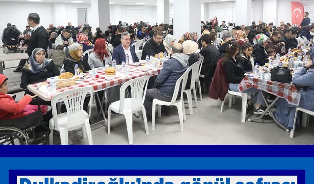 Dulkadiroğlu’nda gönül sofrası: Akpınar engelli ailelerle buluştu