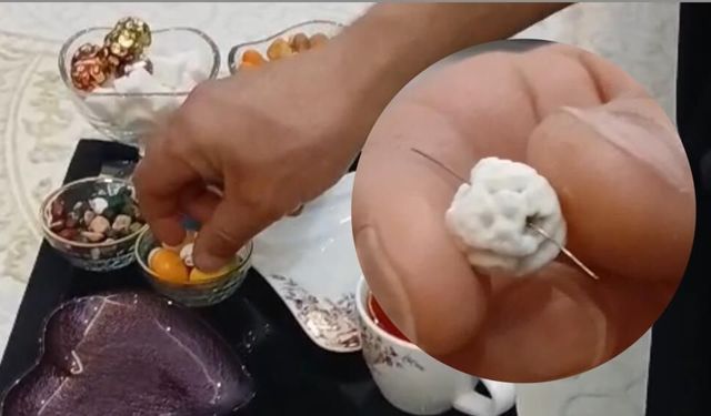 Ailenin dikkati facianın önüne çeçti: Leblebiden metal çıktı