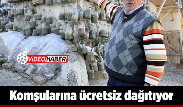 Tokatlı vatandaştan sıra dışı yöntem! Komşularına ücretsiz dağıtıyor