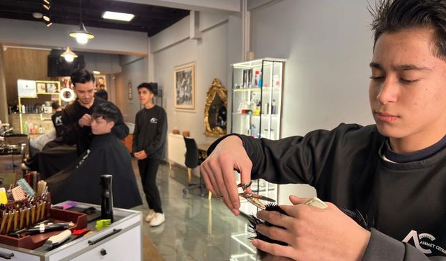 Kahramanmaraş'ta bayram tıraşı heyecanı başladı