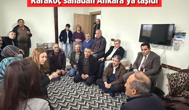 Kahramanmaraş’ta kritik trafik: Karakoç sahadan Ankara’ya taşıdı