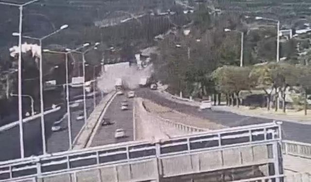 İzmir’deki tır faciasının görüntüleri ortaya çıktı
