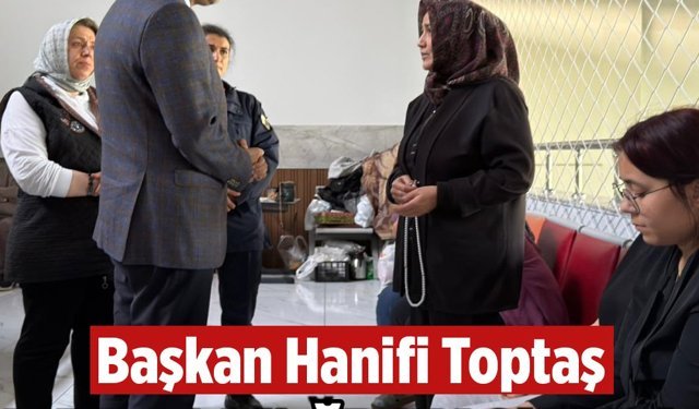 Başkan Hanifi Toptaş saldırıda yaralanan öğrencileri hastanede ziyaret etti