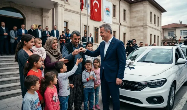 10 çocuk yapana sıfır araç! Türkiye bu belediyeyi konuşuyor...