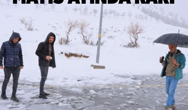 Kahramanmaraş’ta mayıs ayında kar sürprizi