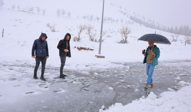 Kahramanmaraş’ta mayıs ayında kar sürprizi