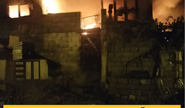 Kahramanmaraş Dulkadiroğlu'nda iş yeri yangını: 1 yaralı