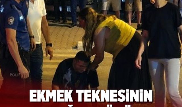 Ekmek teknesinin yandığını görünce gözyaşlarına boğuldu