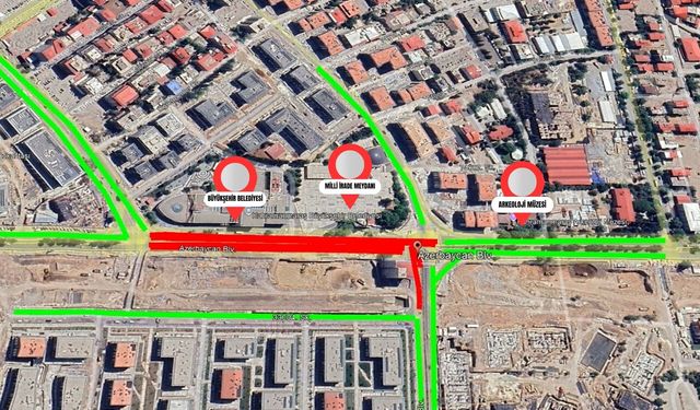 Kahramanmaraşlı sürücüler dikkat: Azerbaycan Bulvarı’nda 8 günlük kapanma!