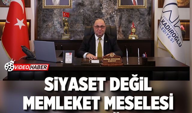 Siyaset değil memleket meselesi: Dulkadiroğlu için kritik imar hamlesi