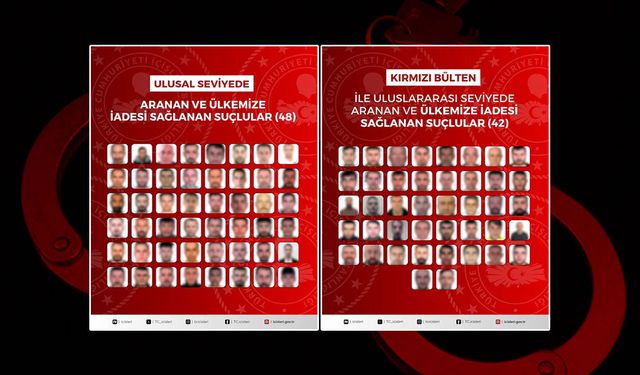 16 ülkeden tek tek toplandılar! 90 firari Türkiye'ye getirildi