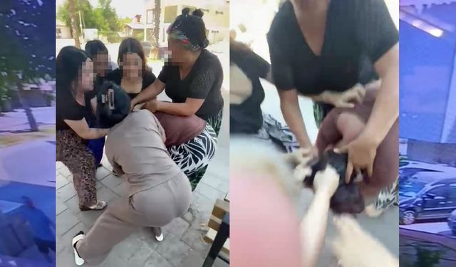 Antalya'da skandal olay: Genç kadını çocuğunun yanında darp edip videoya çektiler!